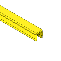MODULAR SOLUTIONS PVC COVER PROFILE&lt;BR&gt;30 SERIES YELLOW, 8&#39;